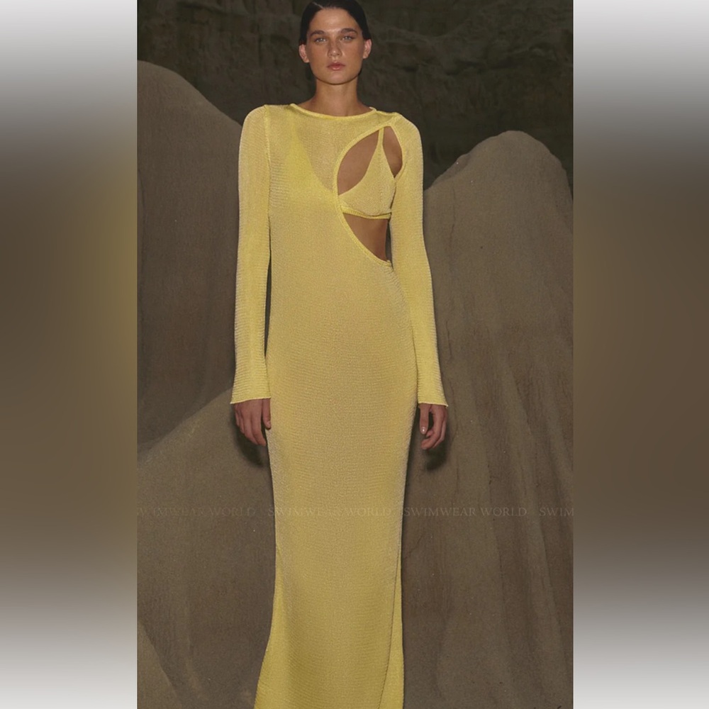 Baobab ruby maxi dress in yellow